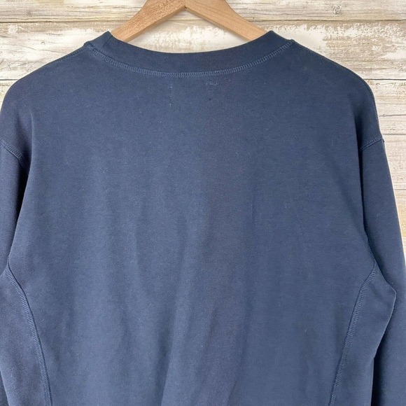 ATEYO Unisex Duo Pullover Gaming Sweatshirt Size Medium Navy Blue Crew Neck - Picture 7 of 12